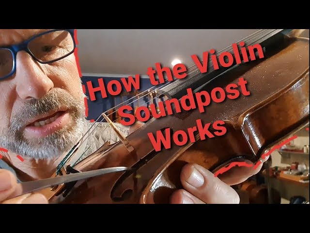 How the violin soundpost works - Olaf Grawert gives you insights from the violin-makers workbench class=
