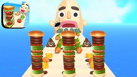 sandwich runner gameplay all levels android.ios new update