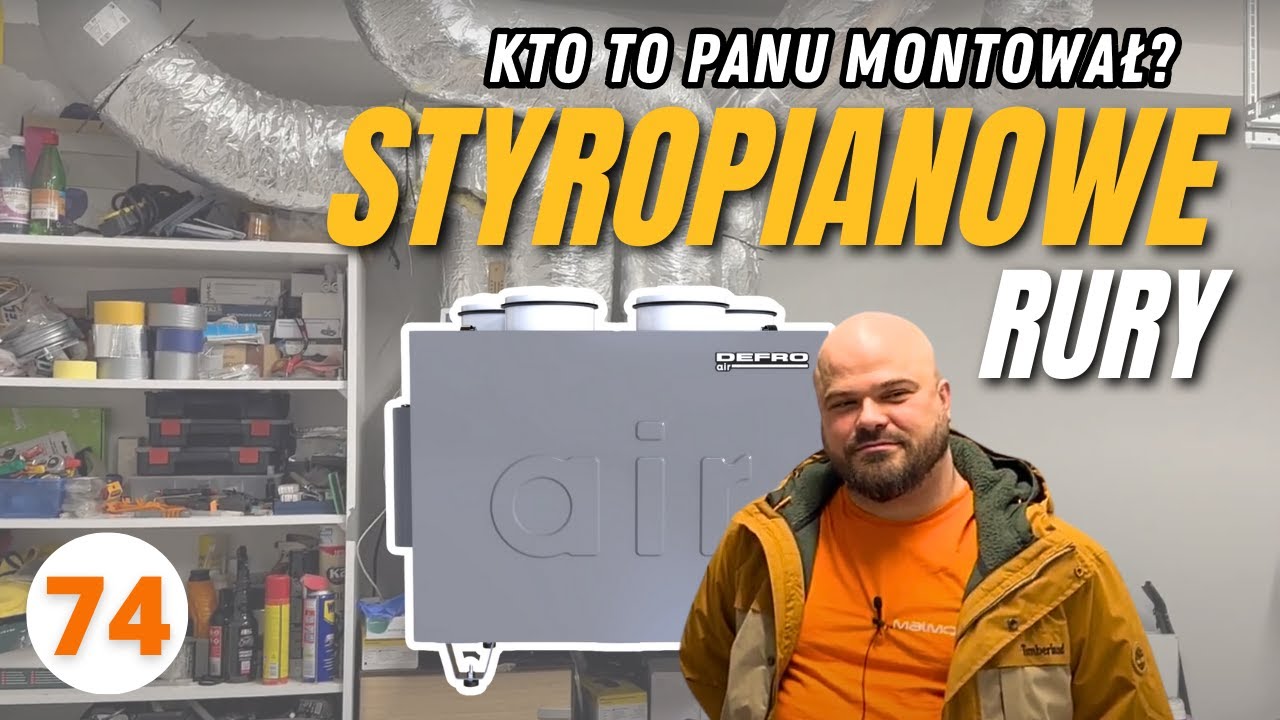 Ogromna strata ciepła przy rekuperacji! - rury EPS 25mm