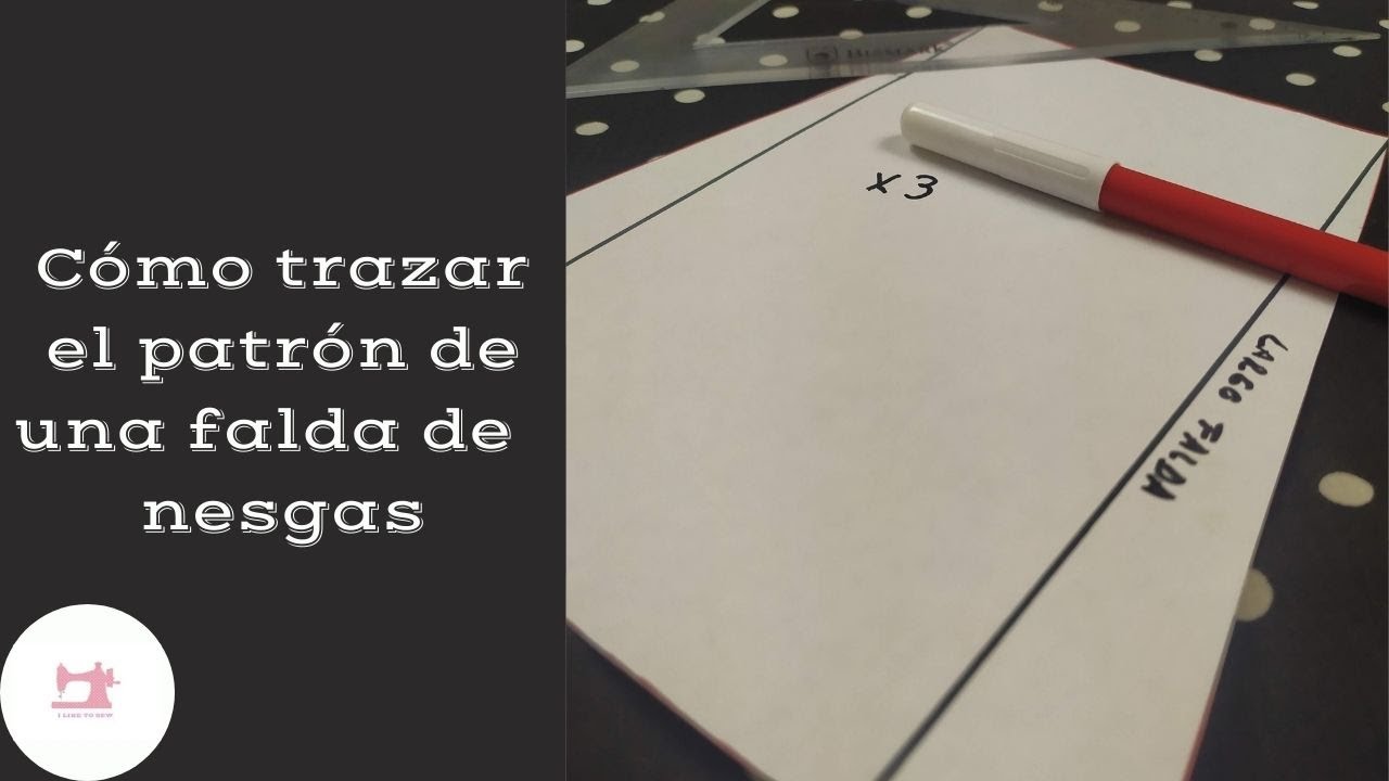 #4 Patrón falda de 6 nesgas para traje de flamenca