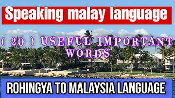 Speaking Malaysia language ( Useful important words)