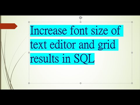 How to make your results grid bigger in SQL | SSMS