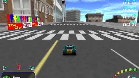 Re-Volt Custom Track "The City3" by doll265 ,8 Lap Timed Race
