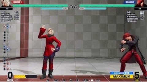 KOF XV ASH COMBO 100% STUN