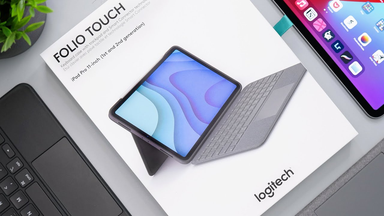 Étui Folio Touch de Logitech avec clavier et trackpad pour iPad