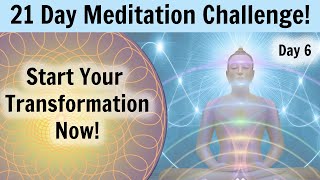 21 Day Meditation Challenge! 6 cord cutting - cleanse