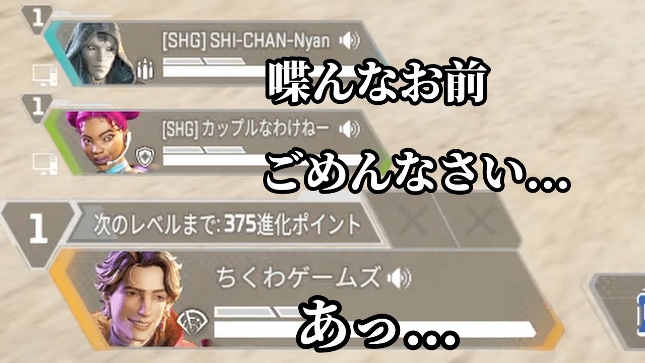 暴言が出まくる自称カップルじゃない野良が来たので、VCで話してきた【APEX】
