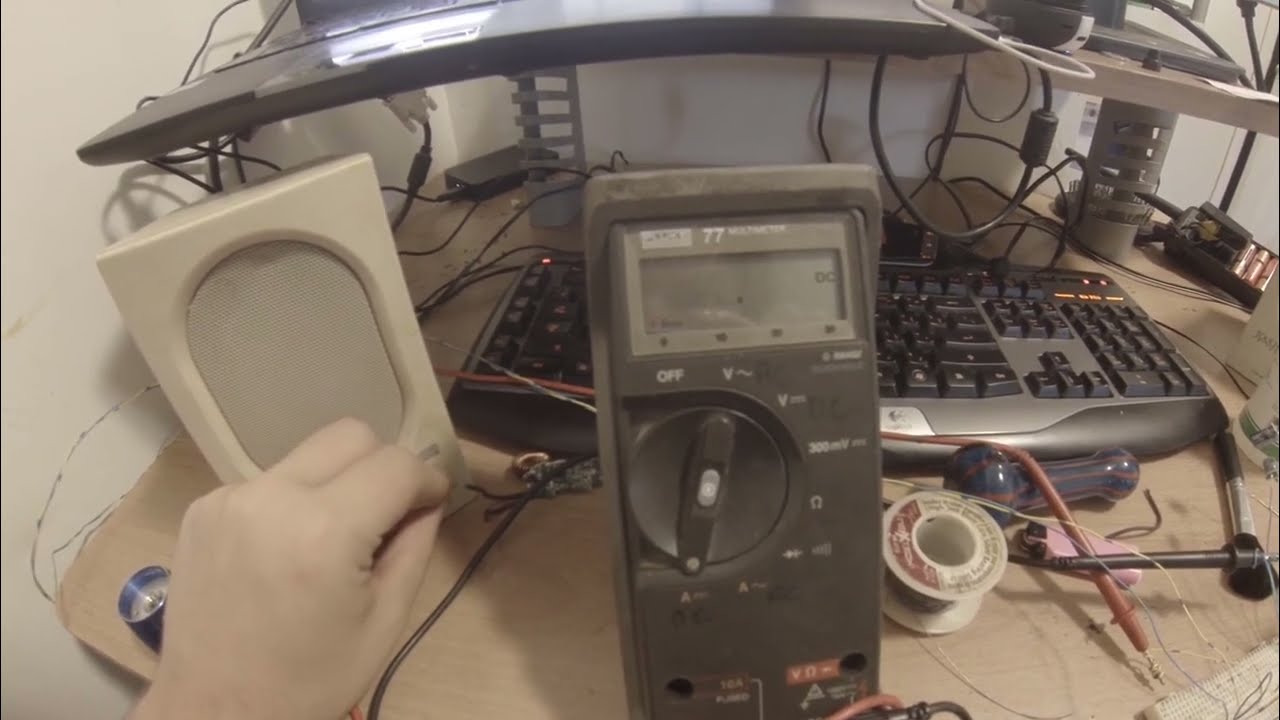 Using a Fluke 77 true RMS multimeter as an audio VU meter - YouTube