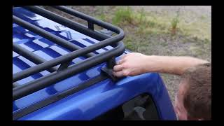 Jimny (ジムニー)専用設計 アルミ製ルーフラック取付方法