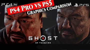 Ghost of Tsushima PS5 vs PS4 Pro | Side By Side Graphics Comparison | NV Game Zone