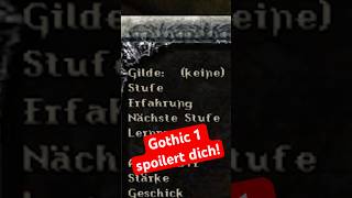 Gothic 1: Der fette Story-Spoiler im Charakterbildschirm!#gothic #gothic1 #funfact #story #rpg