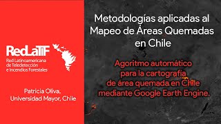 Applied methodologies to Mapped Burned Areas in Chile