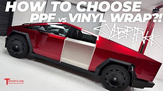 Exclusive PPF vs Vinyl Wrap - Which Film is Right for your Cybertruck? We Introduce and Compare the Options! Details