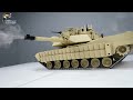Metal TOUCAN 1/16 RC Tank 3918 Abrams M1A2 TUSK II Remote Control Miliatry Vehicle THZH2329