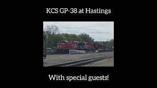 Some Special guests... #train #america #250 #railfanning #railfan #rare #shorts