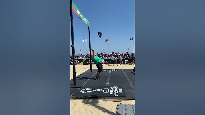 World’s Strongest Man 2023 - Semifinal - GRAHAM HICKS - Kettlebell toss event
