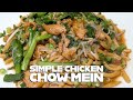 Simple and delicious chicken chow mein in minutes