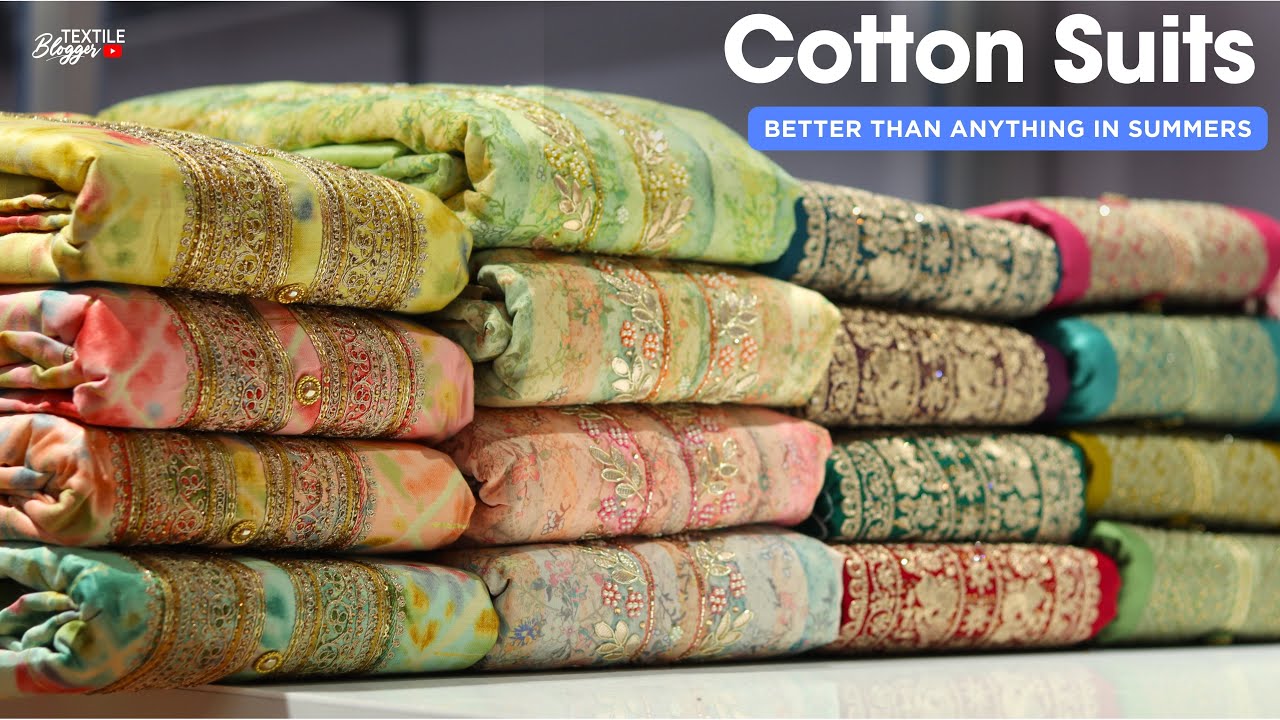 PURE COTTON SUITS | UNSTITCHED COTTON SUITS WHOLESALER AT SURAT | LATEST COLLECTION OF COTTON SUITS