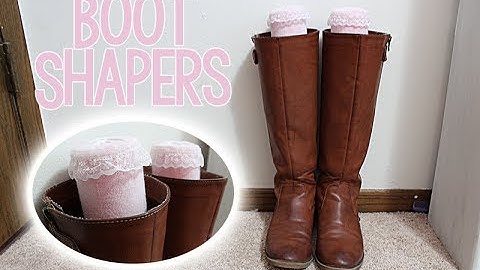 DIY: Boot Shaper (NO-SEW)
