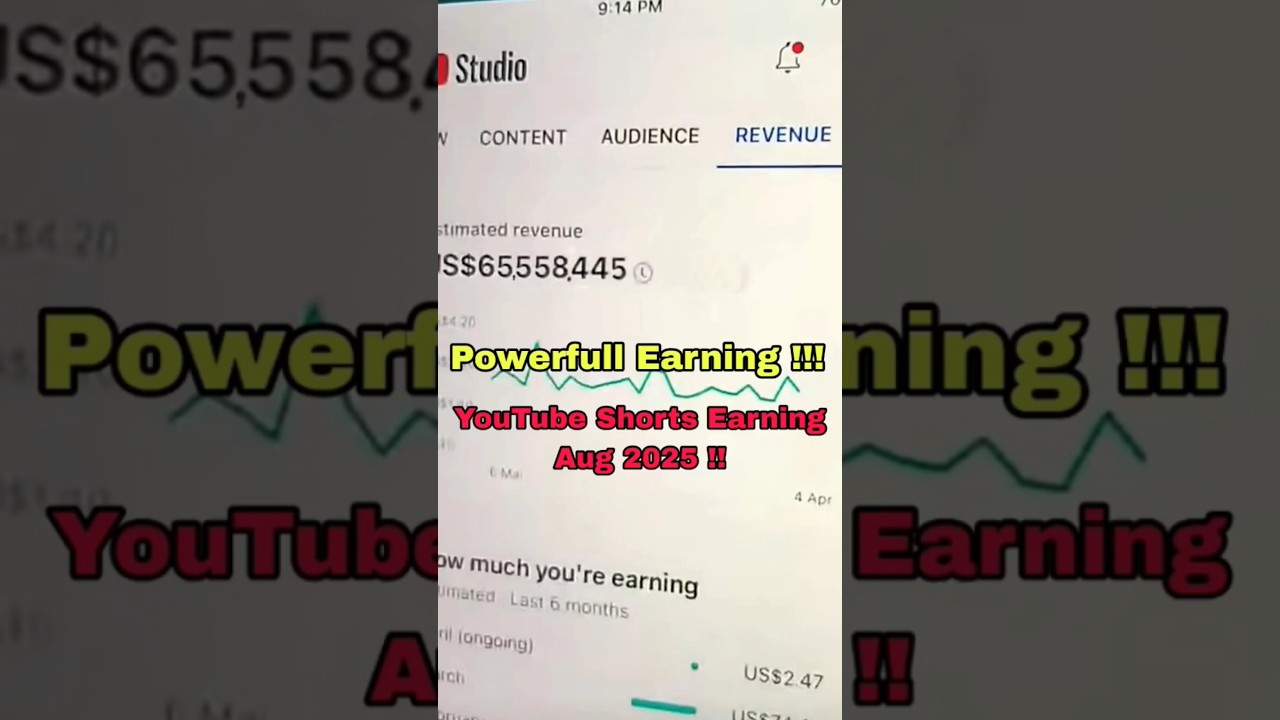 Youtube shorts earning on 2025 
