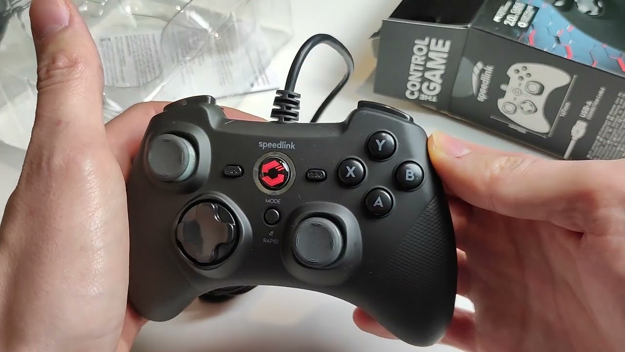 Speedlink RAIT Gamepad YouTube - - Unboxing PS3/PC/Switch