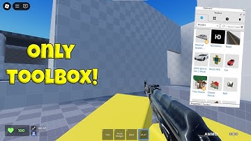 Making a Fps Roblox Game But only Using ToolBox!