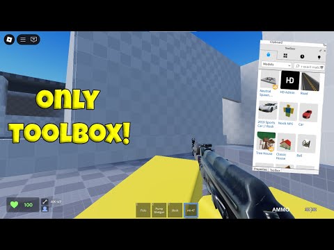 Making a Fps Roblox Game But only Using ToolBox!