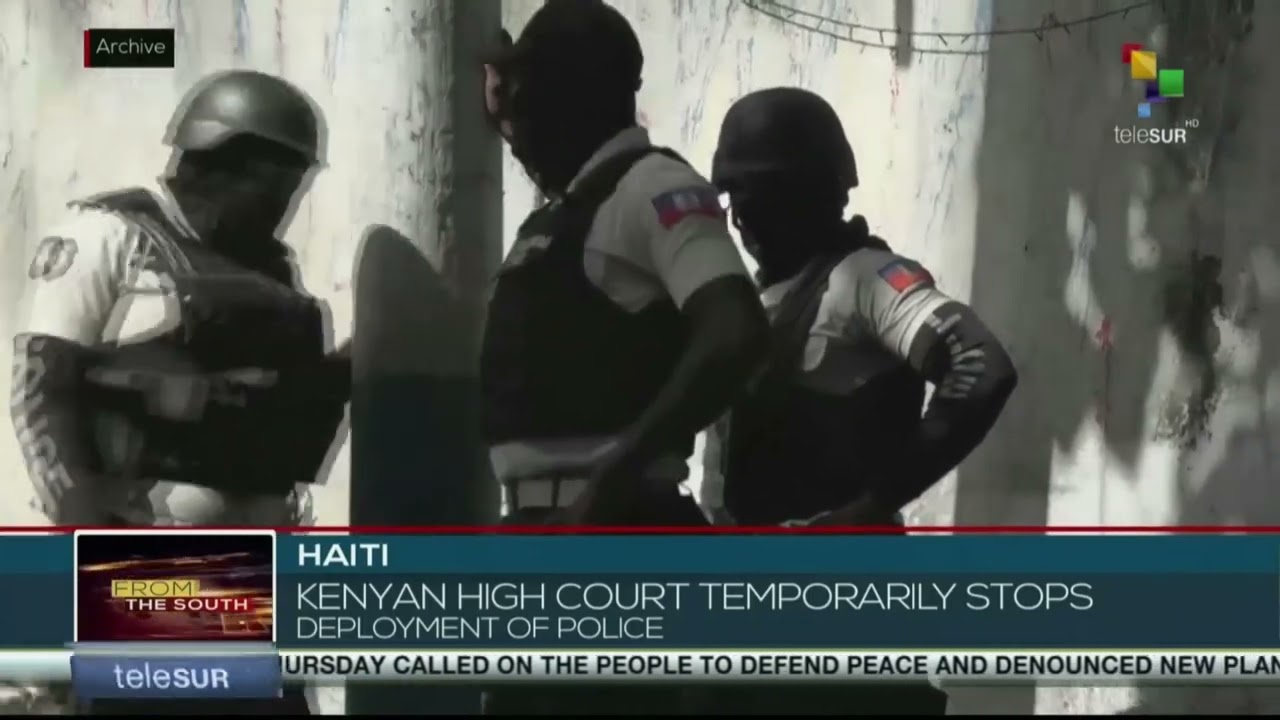Kenyan high court temporarily stops deployment of police in Haiti