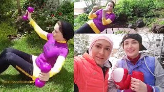 راز جوان ماندن بهنوش طباطبائی با ورزش حرفه ای و تمرین اختصاصی ووشو با الهه منصوری