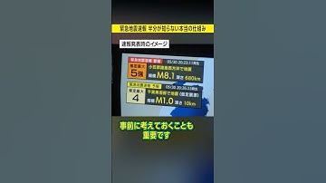 【日本人の半分が間違えた】緊急地震速報が発表されるのは地震発生の「前」？「あと」？／解説付き #みん防