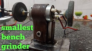 make your own small bench grinder at home