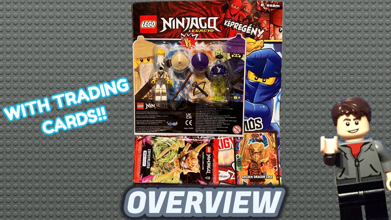 Обзор венгерского журнала lego ninjago legacy, выпуск 2