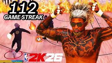 I PULLED UP ON A 112 GAME WIN STREAK ON NBA2K26 - CRAZY ENDING!