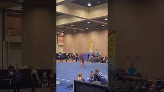 My first ☝️Level 4🥉floor routine! 🌴 Palm Springs Cup 2022 #usag #gymnaststraining #madiwinston