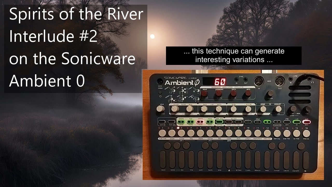 鍵盤楽器 sonic ware ambient 0 Sonicware Liven Ambient 0 Soundscape Synthesizer