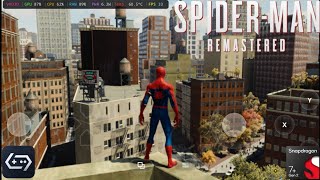 GameHub 6.0.8 - Gameplay Spider Man Remastered On Android Poco F5 | Frame Generation