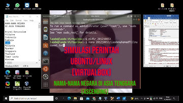 SIMULASI DAN MANIPULASI PERINTAH FILE TXT PADA UBUNTU/LINUX (VIRTUALBOX) | TUGAS UTS SISTEM OPERASI