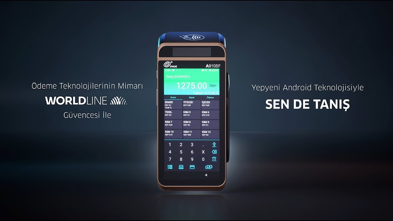 PAX A910SF Android Yazarkasa POS - iKasa