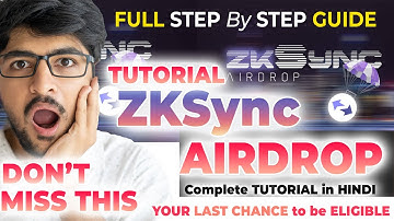ZkSync Airdrop TUTORIAL: Chance to Boost your 30k Airdrop, Step By Step Guide| Crypto Saaga | हिंदी