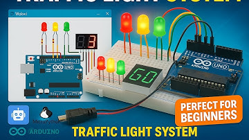 Arduino Traffic Light Project | Hardware + Wokwi Simulation (Beginner Tutorial)