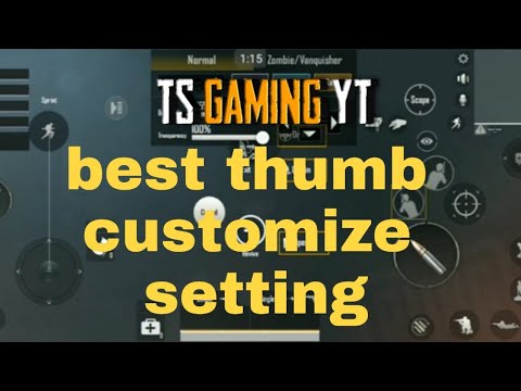 Best thumb customization setting in pubg|TS Gaming YT