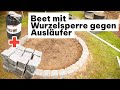 Beet mit Wurzelsperre – ideal für Bambus, Bananen &amp; ausläuferbildende Pflanzen