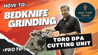 How-to: Grinding a Bed Knife - My Method for Grinding a Toro DPA Bedknife on a Foley 673
