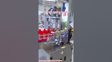 Full Automatic Screw Capping Lid Machines Plastic Bottle With Cap Vibratory Plate Feeder