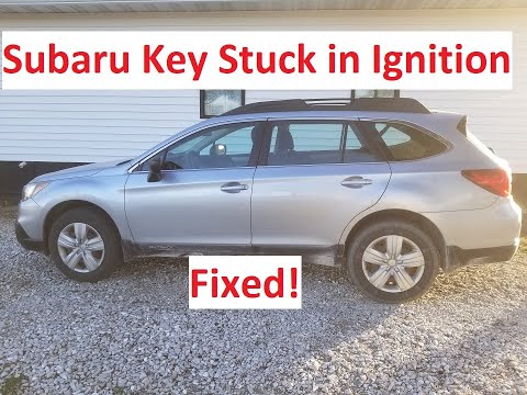 Subaru Outback Stuck Key in Ignition / Park Range Switch Bypass Fix / Repair / How-to