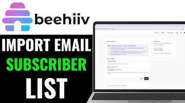 How to Import Email Subscriber List to Beehiiv 2025 (EASY GUIDE)