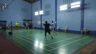 Pandeminton - 20210108 Playing badminton during the pandemic (Set 1 - Ela & Carl vs Paul & Bon)