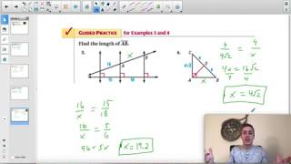 Geometry 6.5 Proportionality Theorems