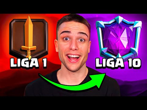 HOW I WENT FROM LEAGUE 1 TO LEAGUE 10🏆 *100% WINRATE*😱 IN A SINGLE DAY | CLASH ROYALE
