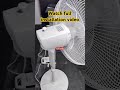 how to install any pedestalfan #farratafan #havellsfan #electricmotor